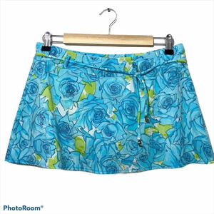 St. John Sport Swim Skirt Floral 241585 sz 6